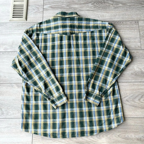Panhandle Slim Plaid Cotton Western Button Down  Shirt - Picture 12 of 13